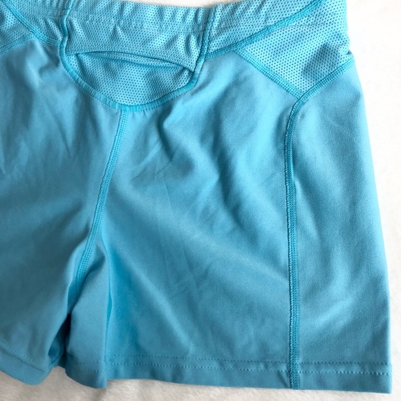 Nike Short Womens Sz Small Light Blue Exercise Sports Dri Fit Gym Athletic Pants - Picture 4 of 10